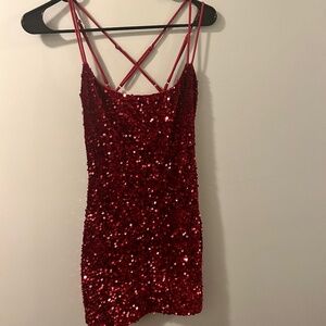 Homecoming sequin dress